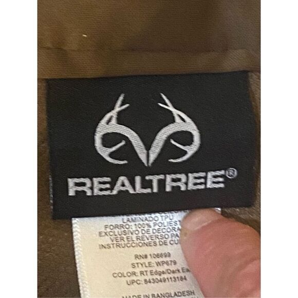 Realtree Mens RT Edge Scent Control Waterproof Windproof Hunting Pants Size 2XL - Picture 6 of 6